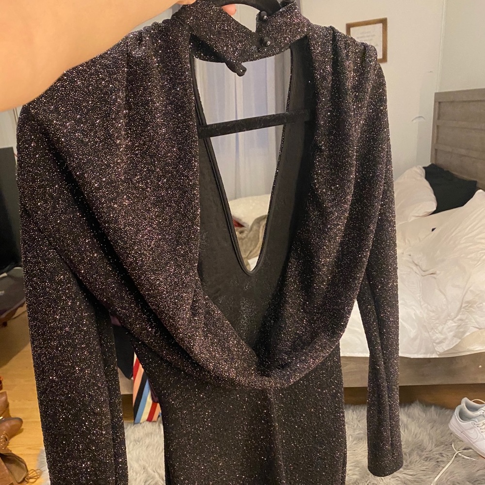 Glittery cocktail dress